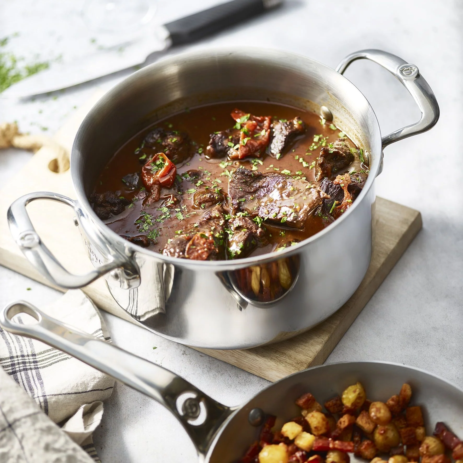 AFFINITY 5-ply Stainless Steel Stew Pan - Image 3