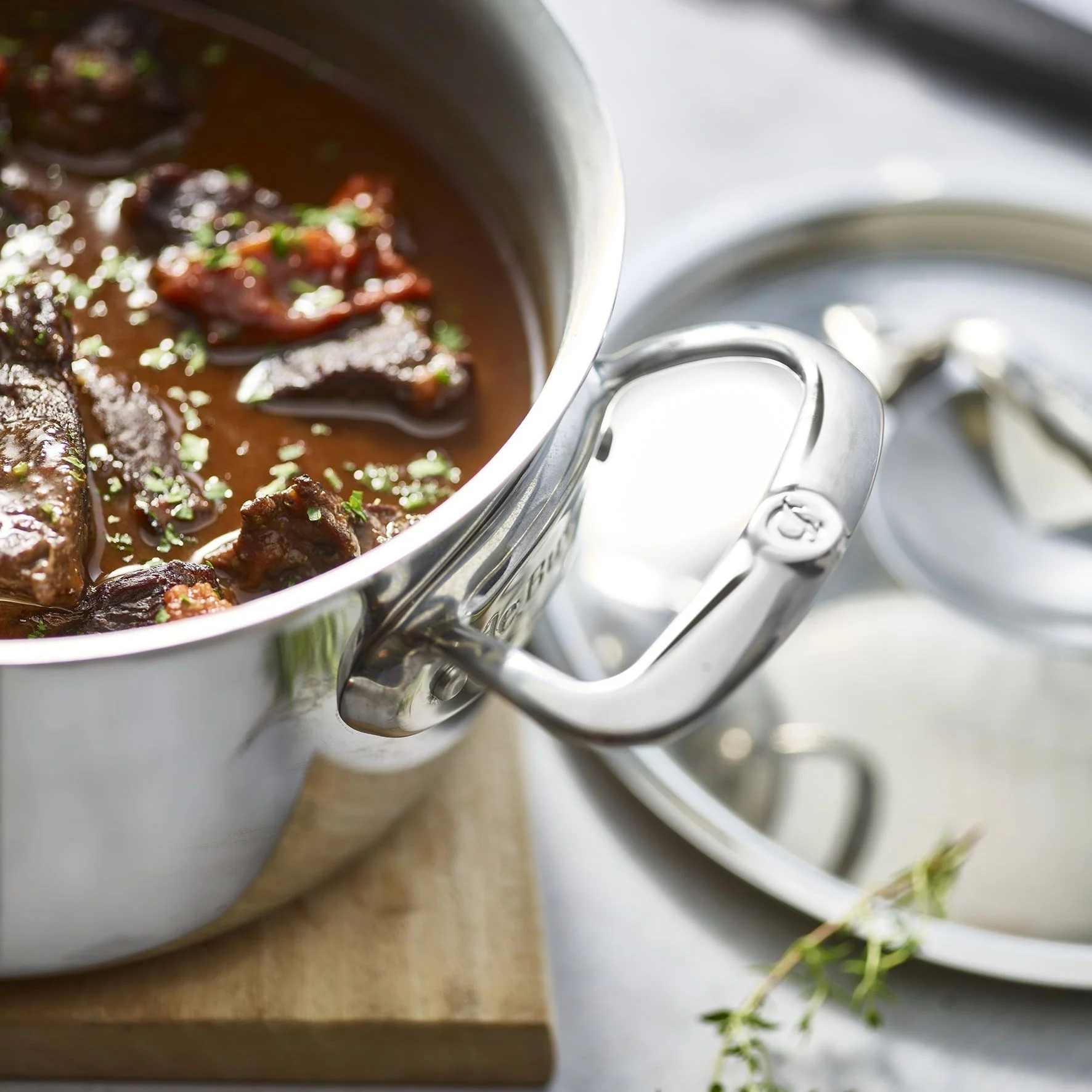 AFFINITY 5-ply Stainless Steel Stew Pan - Image 4