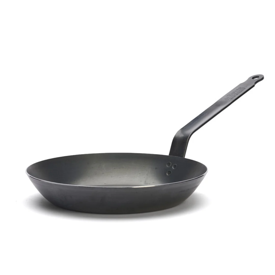 Blue Carbon Steel Complete Fry Pan Set - Image 8