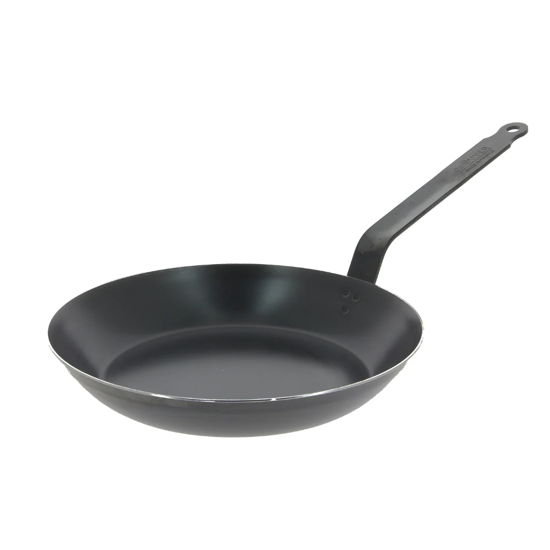 Blue Carbon Steel Complete Fry Pan Set - Image 9
