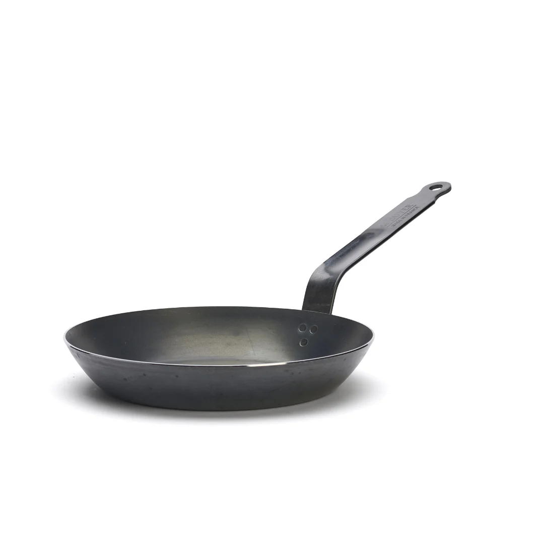 Blue Carbon Steel Fry Pan - Image 6