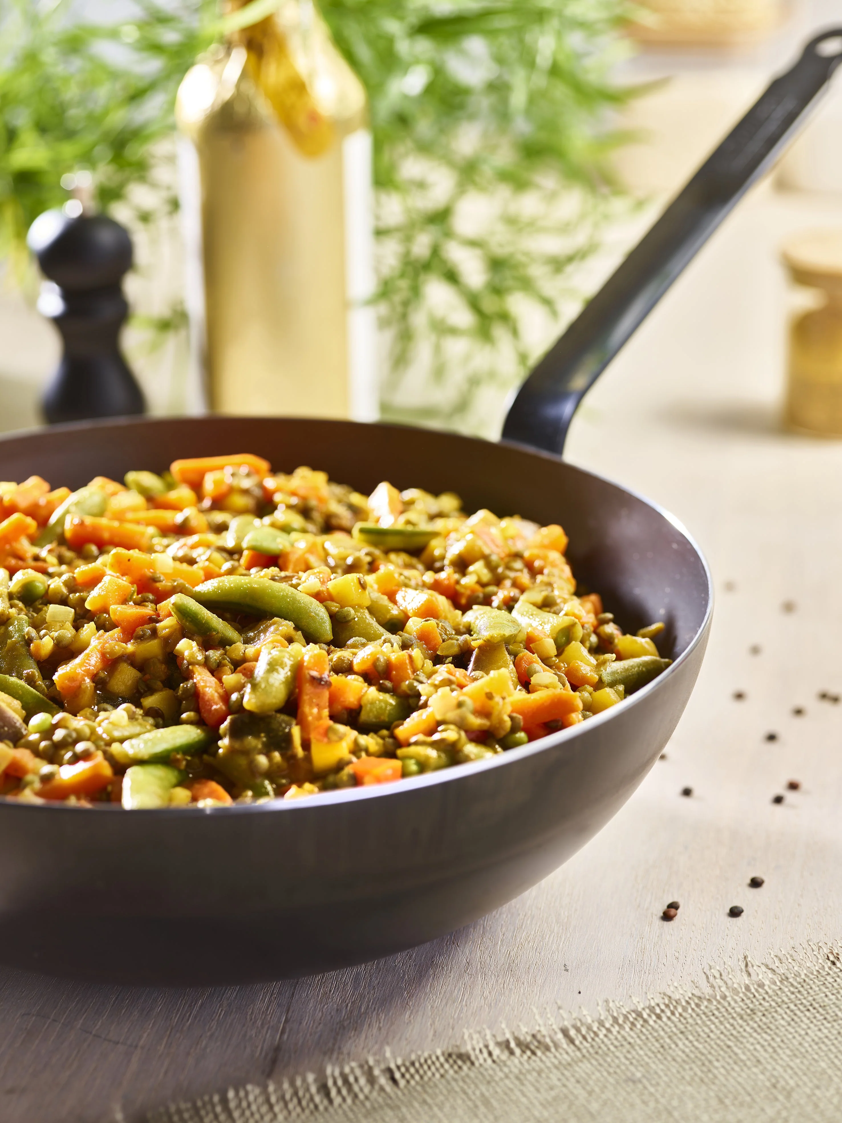 Blue Carbon Steel Wok - Image 3