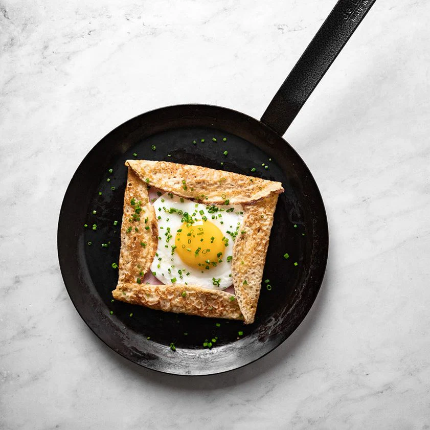 Blue Carbon Steel Crepe & Tortilla Pan - Image 4