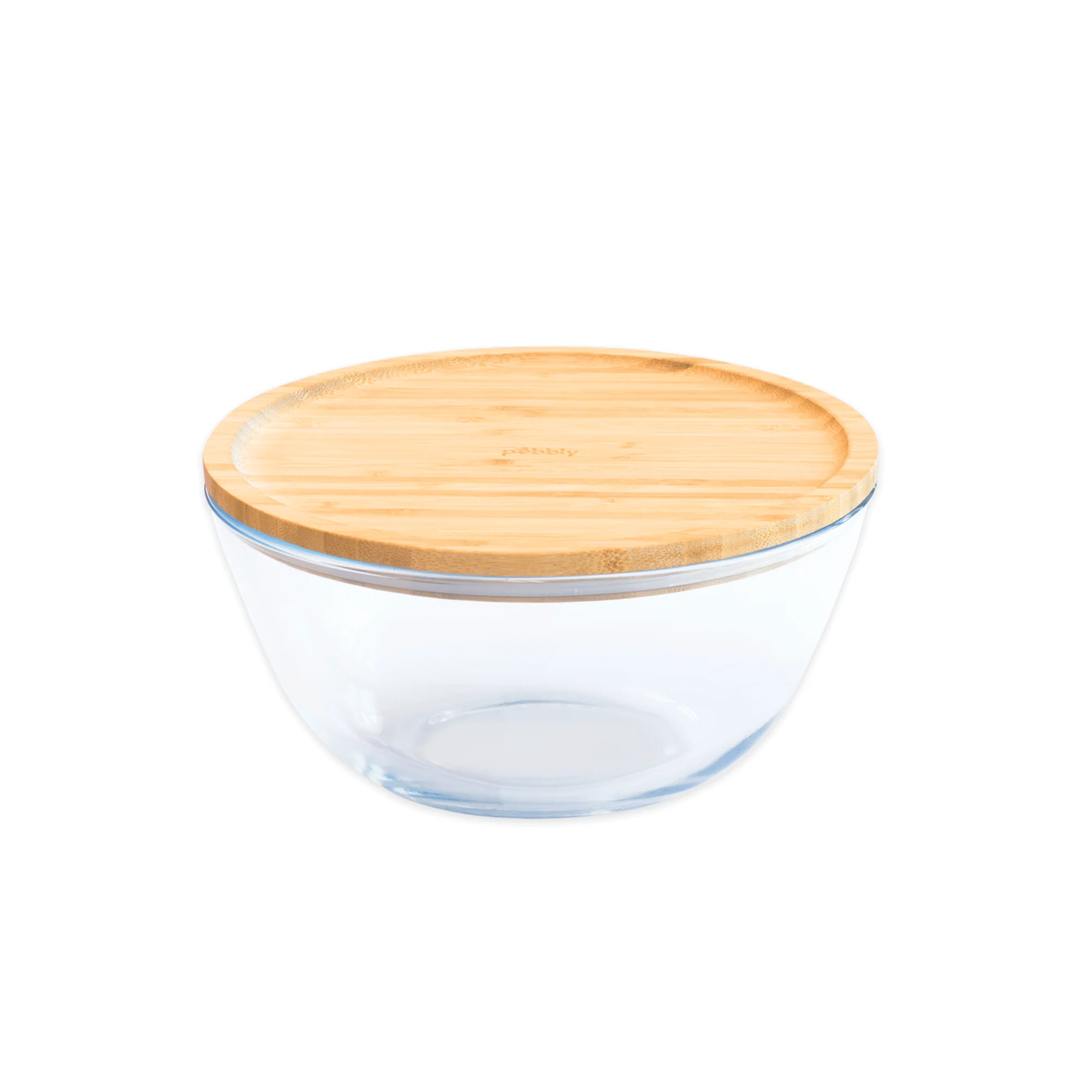 Glass Mixing Bowl with Bamboo Lid - Image 8