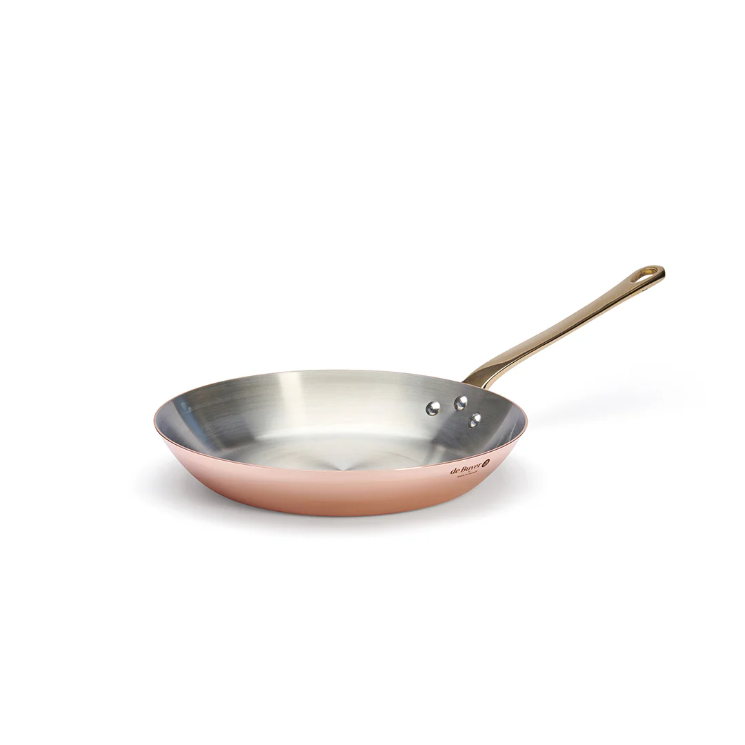 INOCUIVRE SERVICE Copper Fry Pan With Brass Handle - Image 3