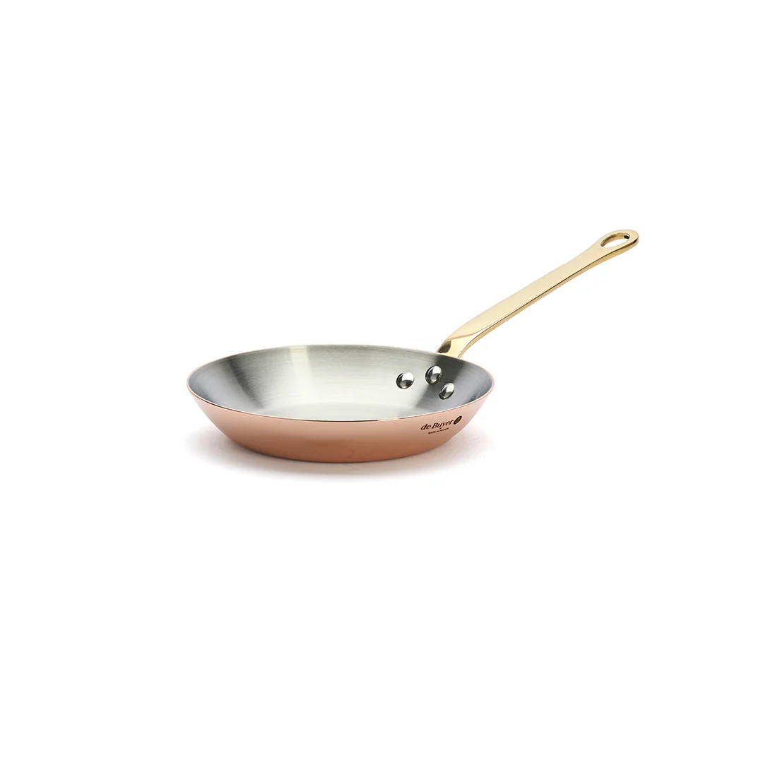 INOCUIVRE SERVICE Copper Fry Pan With Brass Handle - Image 5