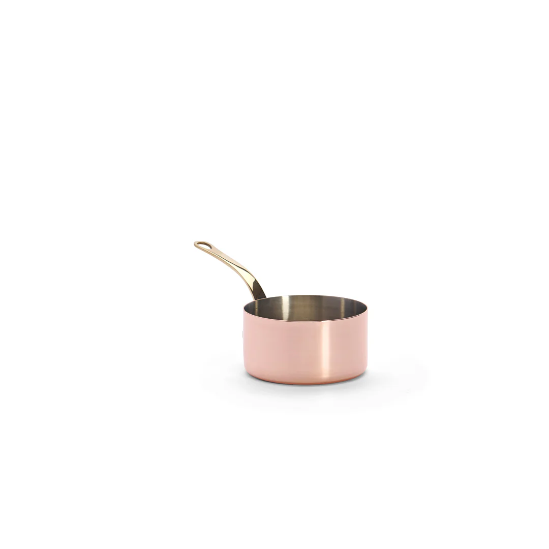 INOCUIVRE SERVICE Copper Saucepan with Brass Handle - Image 10