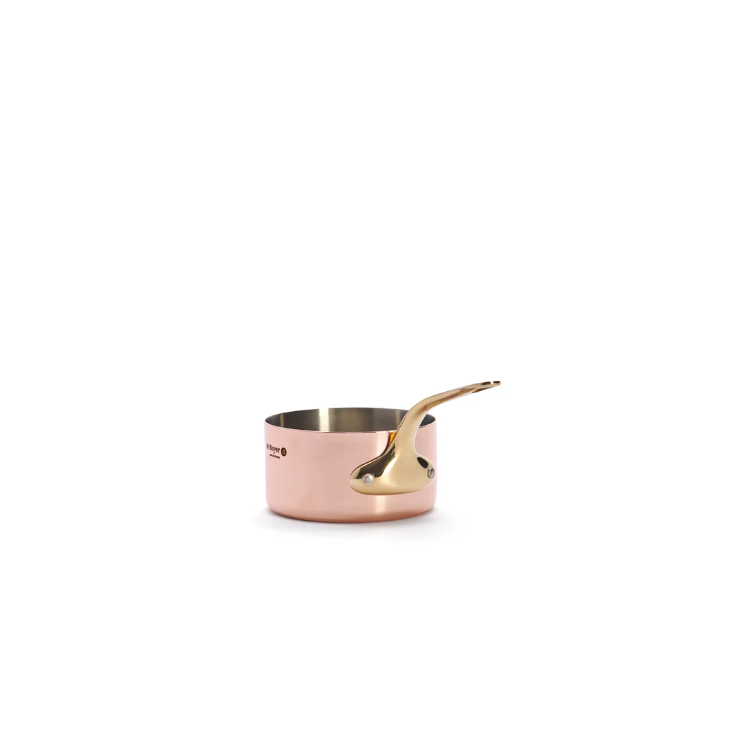 INOCUIVRE SERVICE Copper Saucepan with Brass Handle - Image 13