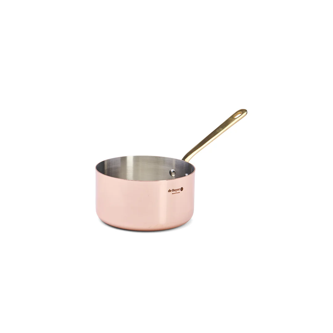 INOCUIVRE SERVICE Copper Saucepan with Brass Handle - Image 14