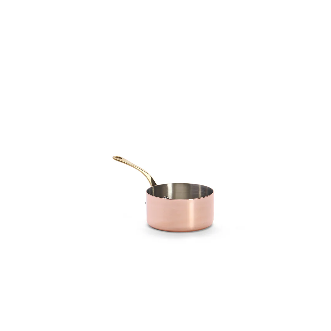 INOCUIVRE SERVICE Copper Saucepan with Brass Handle - Image 5