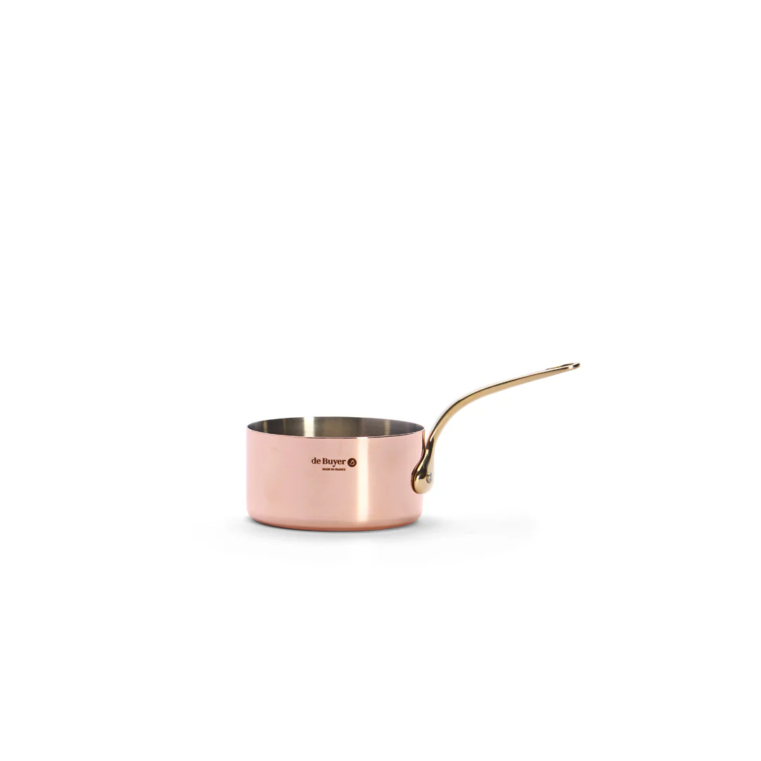 INOCUIVRE SERVICE Copper Saucepan with Brass Handle - Image 8