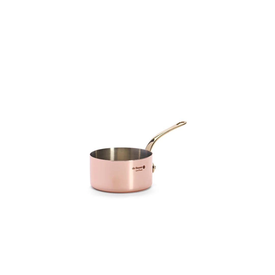 INOCUIVRE SERVICE Copper Saucepan with Brass Handle - Image 9