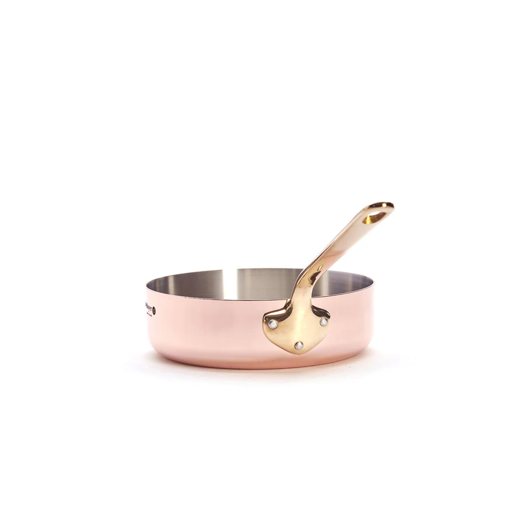 INOCUIVRE SERVICE Copper Sauté Pan with Brass Handle - Image 10