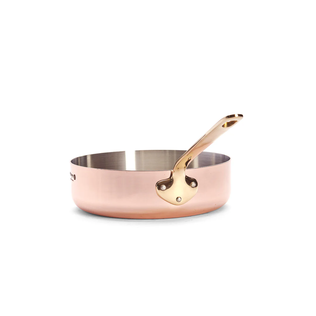 INOCUIVRE SERVICE Copper Sauté Pan with Brass Handle - Image 15