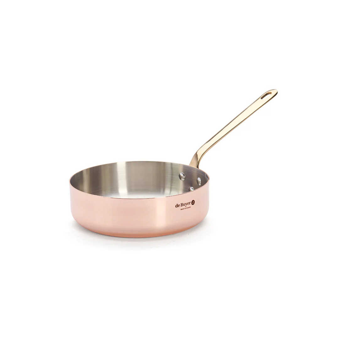 INOCUIVRE SERVICE Copper Sauté Pan with Brass Handle - Image 8
