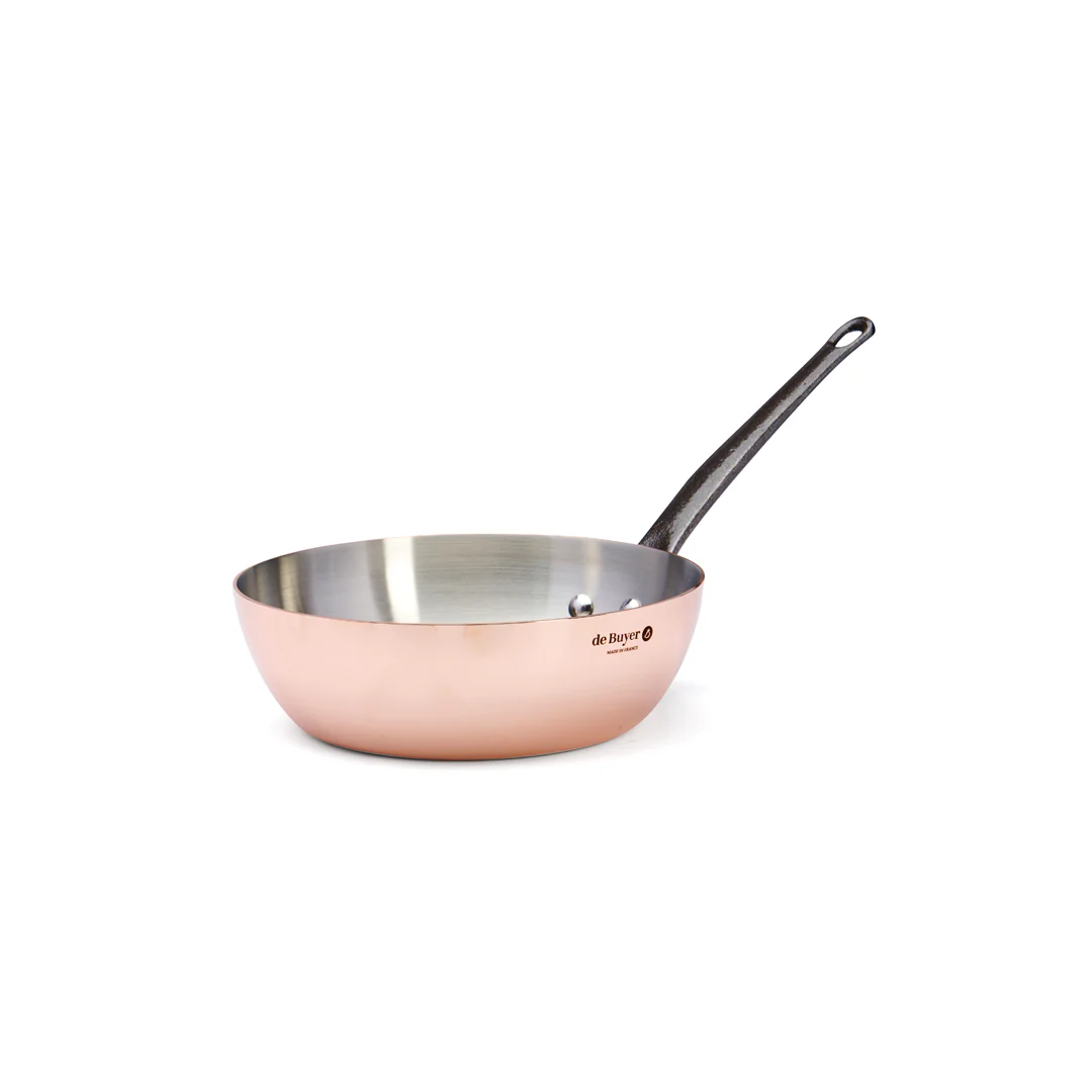 INOCUIVRE TRADITION Copper Conical Saute Pan - Image 8