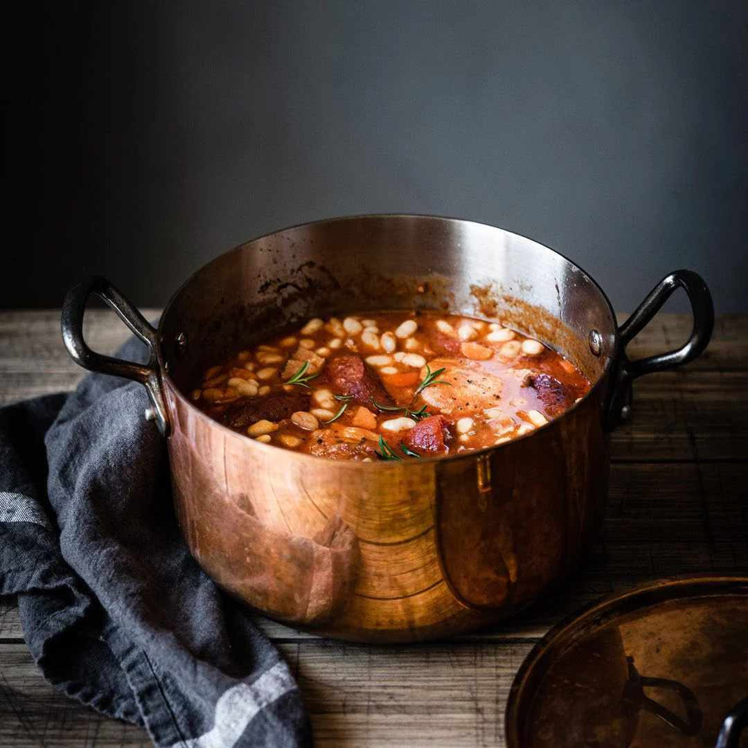 INOCUIVRE TRADITION Copper Stew Pan with Lid - Image 3