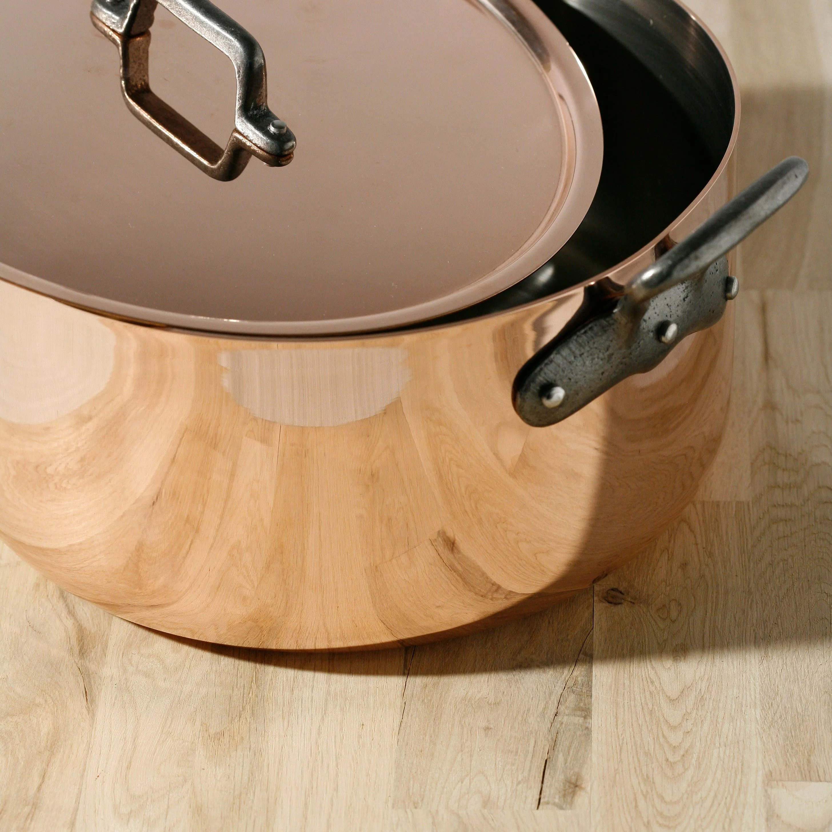 INOCUIVRE TRADITION Copper Stew Pan with Lid - Image 4