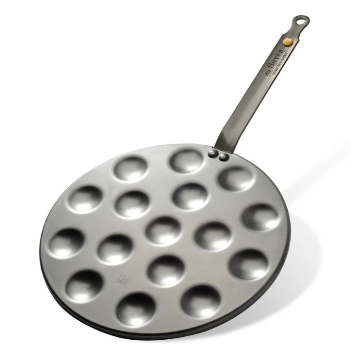 MINERAL B Carbon Steel Aebleskiver & Poffertjes Pan - Image 4