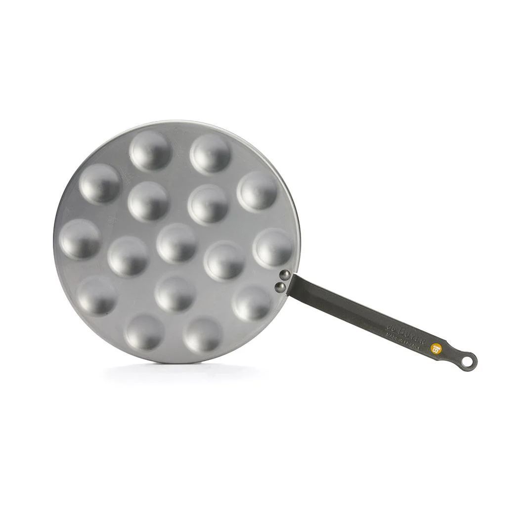 MINERAL B Carbon Steel Aebleskiver & Poffertjes Pan - Image 6