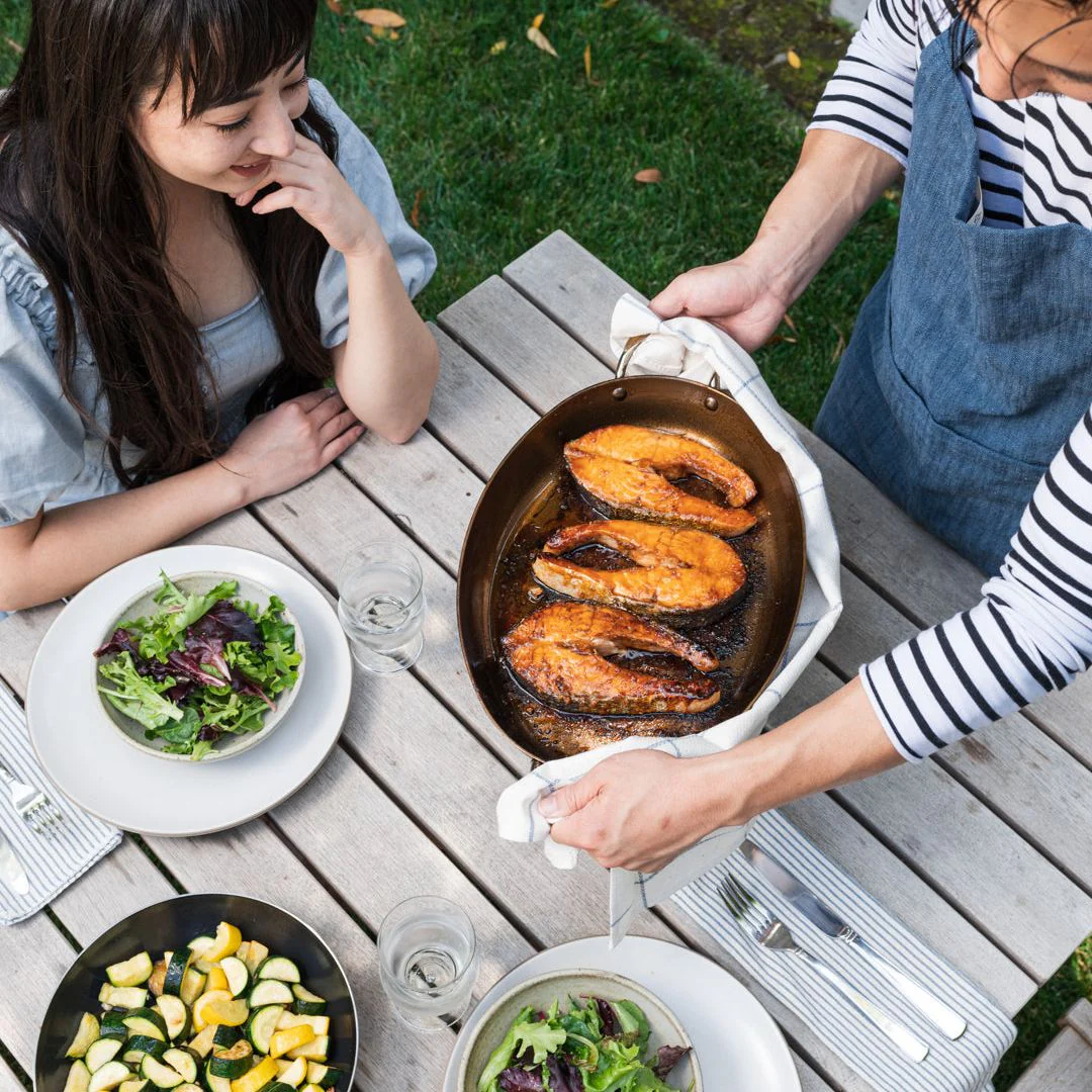 MINERAL B Carbon Steel Oval Roasting Pan - Image 4