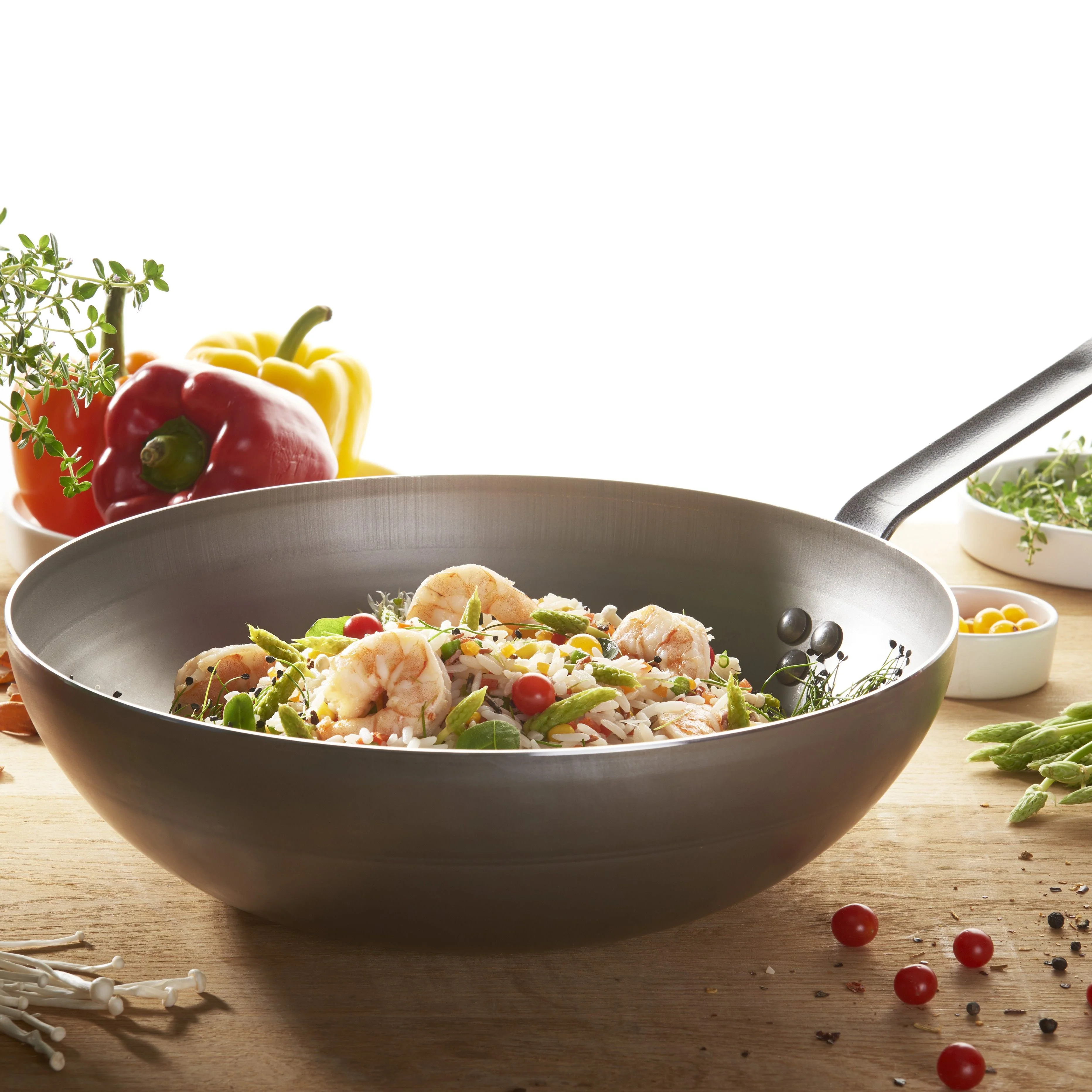 MINERAL B Carbon Steel Wok - Image 5