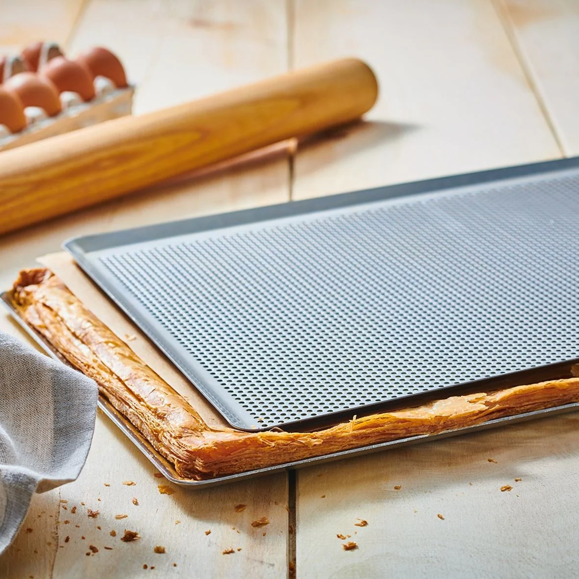 Perforated Aluminum Baking Sheet - Image 3