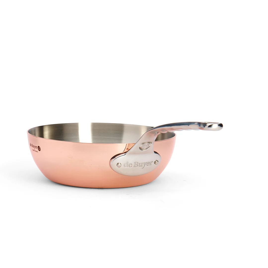 PRIMA MATERA Copper Conical Sauté Pan - Image 4