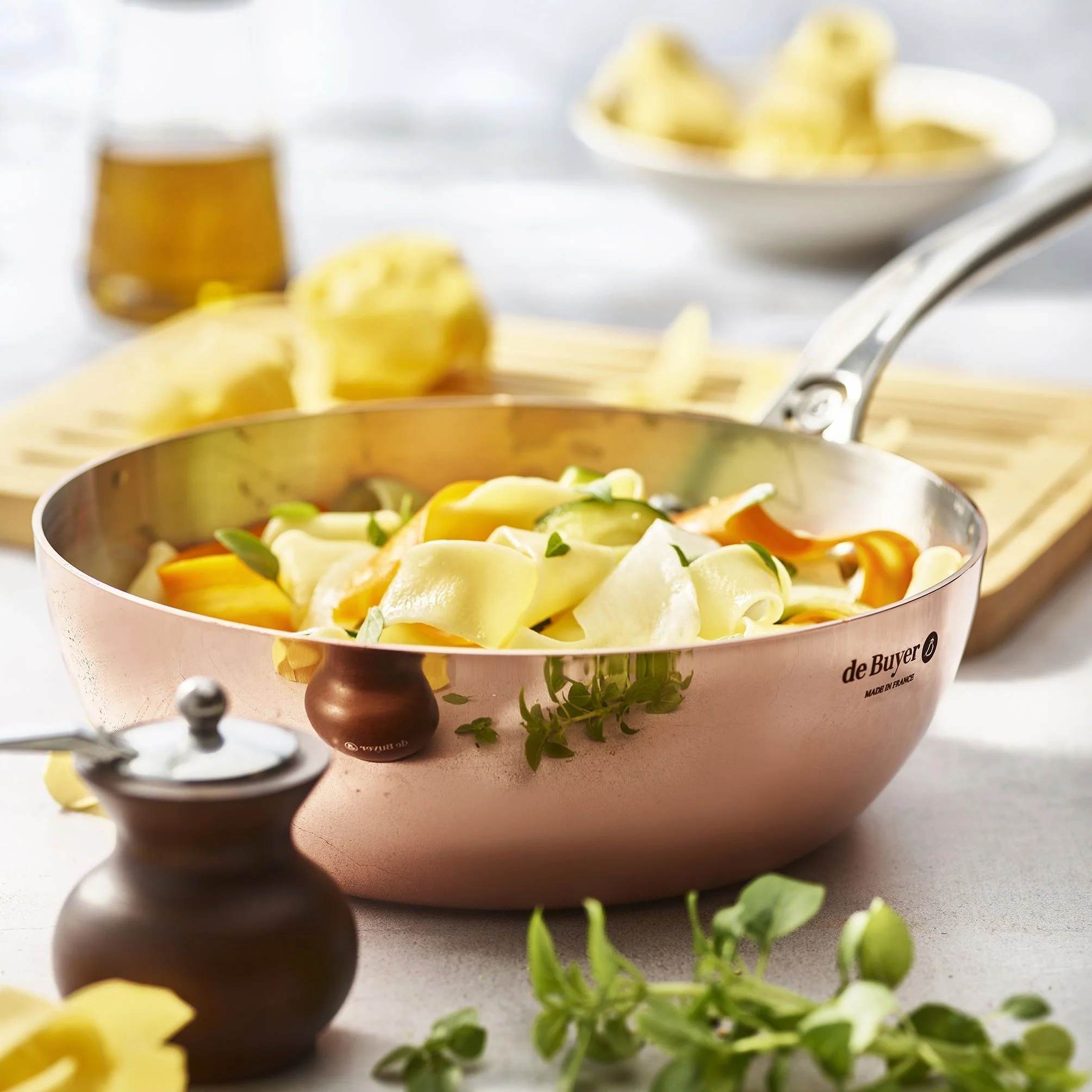 PRIMA MATERA Copper Conical Sauté Pan - Image 7