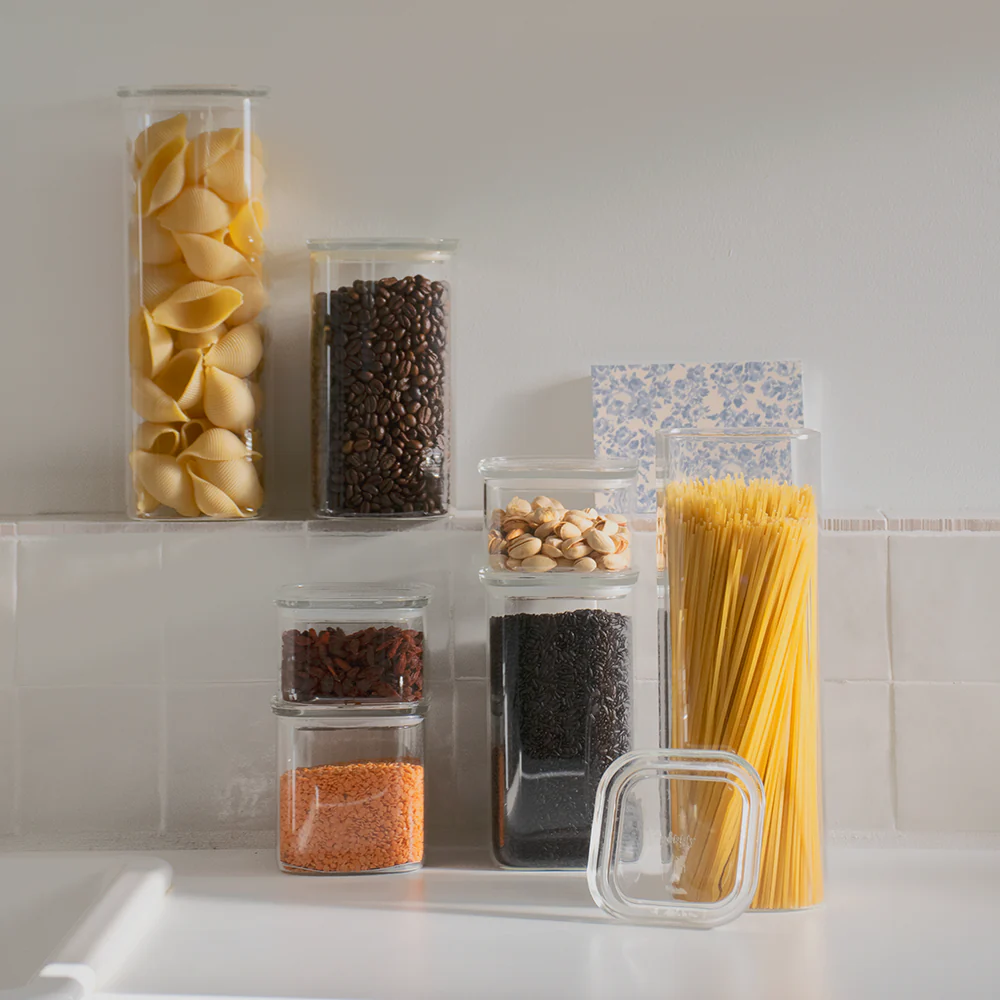 Stackable Glass Container with Glass Lid - Image 5